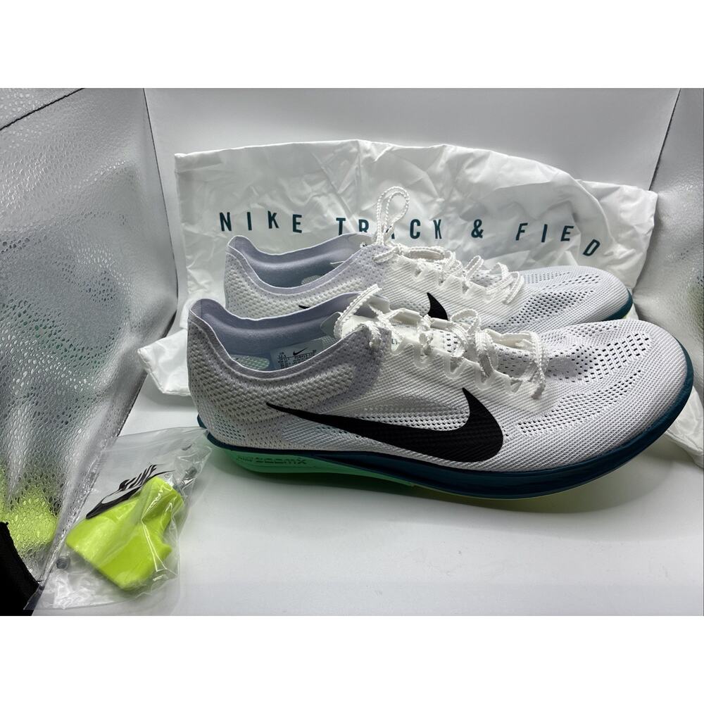 Nike ZoomX Dragonfly 2 White Electric Algae Teal Men’s Sz 12.5 - FD8413-102